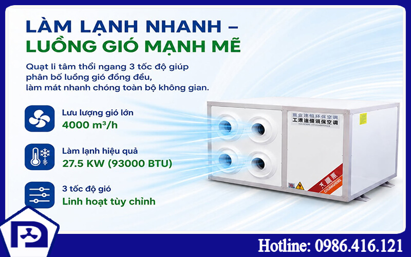 Điều hòa công nghiệp cho nhà xưởng Eco-10PYQ