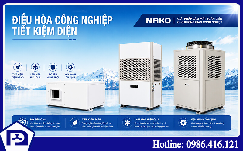 Điều hòa tiết kiệm điện nối ông gió giải nhiệt bằng nước