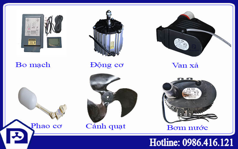 Phụ kiện quạt hơi nước