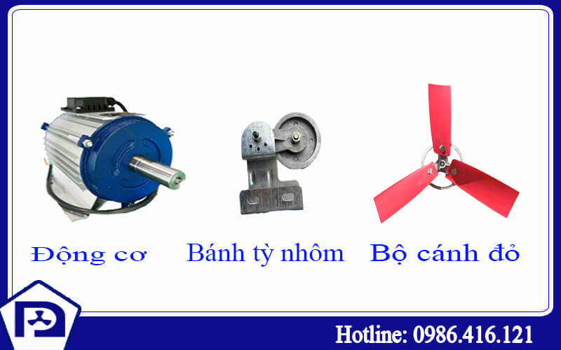 Quạt hút vuông cánh nhựa 1380