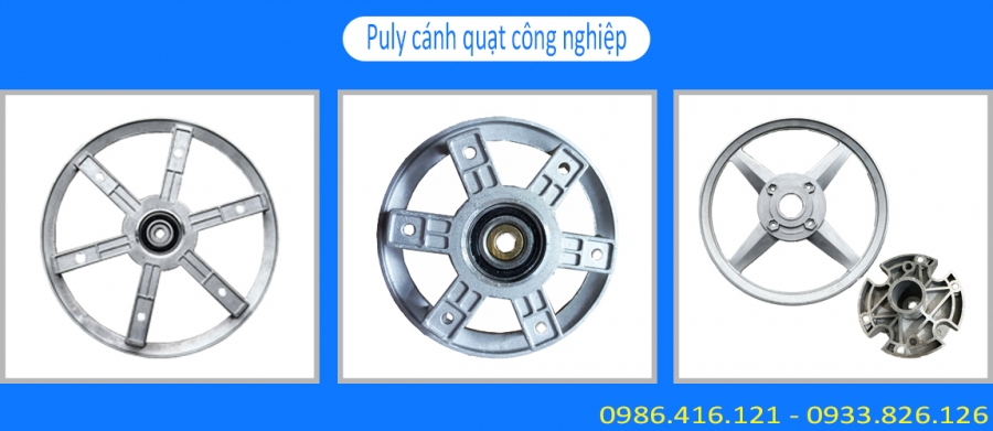 puly cánh quạt công nghiệp