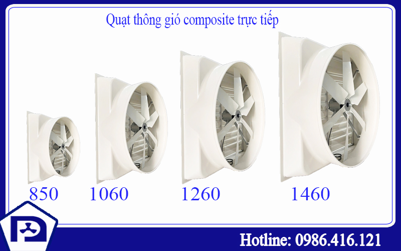 Quạt thông gió composite