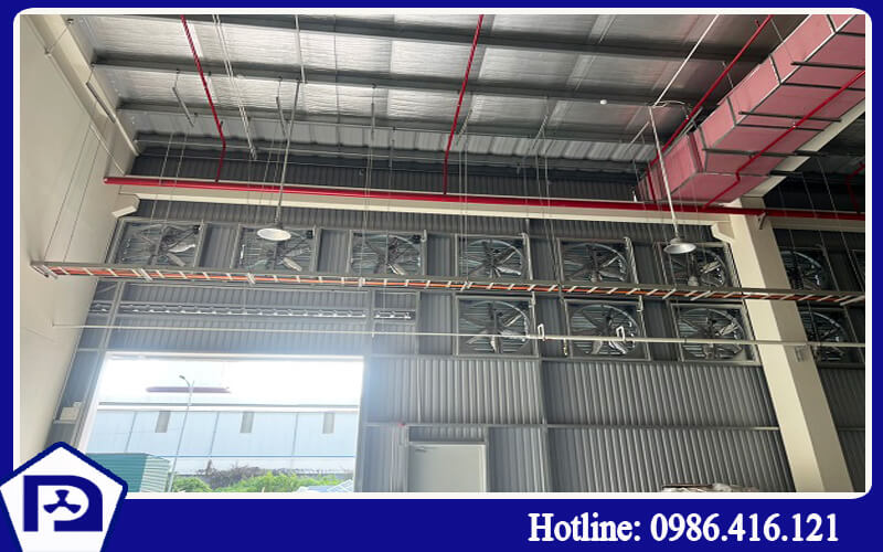 Quạt hút công nghiệp vuông 1530x1530