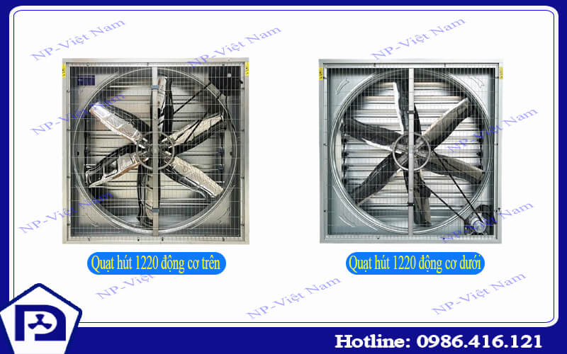 Quạt hút công nghiệp 1220x1220