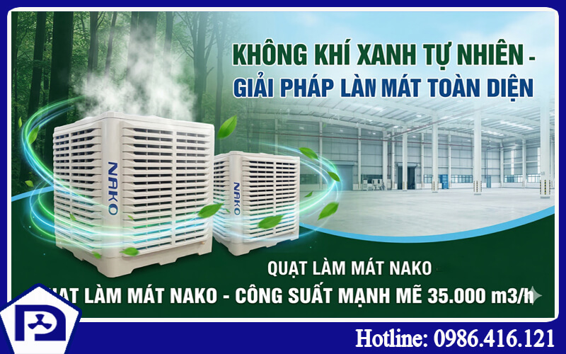 Quạt làm mát công nghiệp nhà xưởng 35000