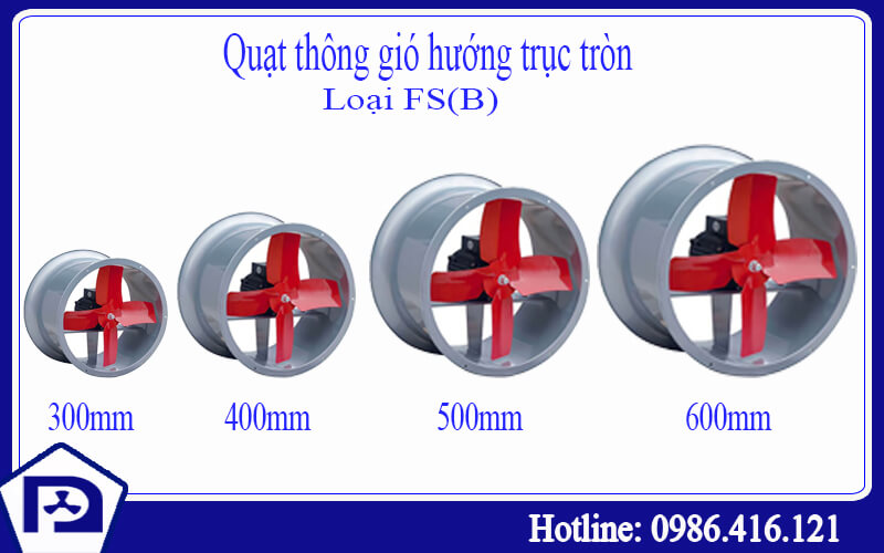 Quạt thông gió công nghiệp tròn
