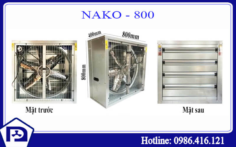 Quạt thông gió 800x800