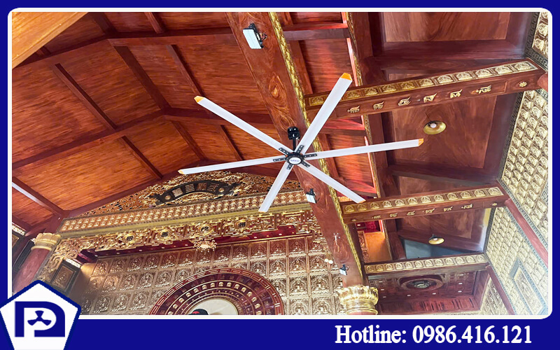 Quạt trần công nghiệp cánh dài 5m