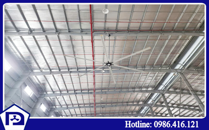 Quạt trần công nghiệp HVLS
