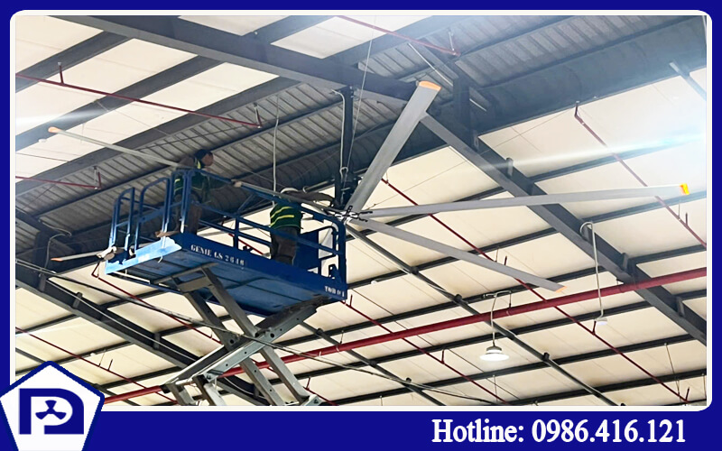 Quạt trần công nghiệp HVLS