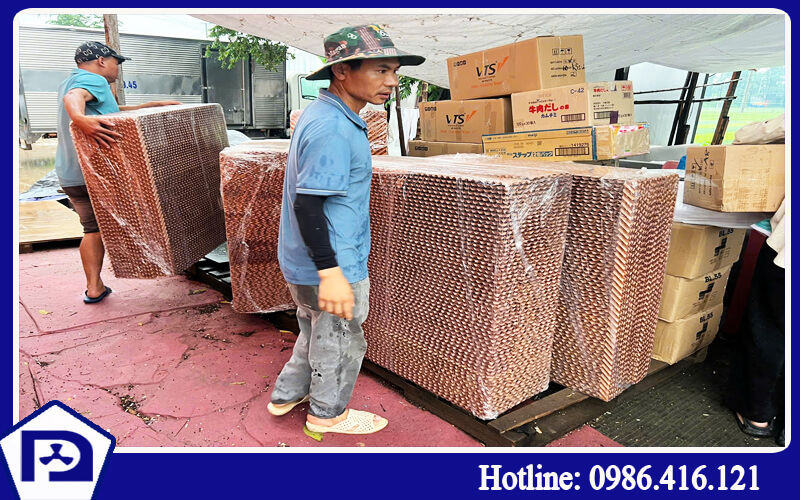 tấm cooling pad cho máy làm mát công nghiệp