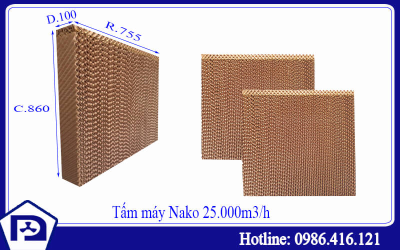 Tấm làm mát cho máy làm mát Air Cooler 25000