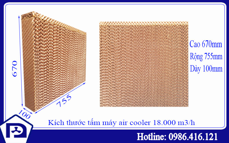 Tấm làm mát cho máy làm mát Air Cooler 18000