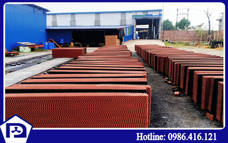 Tấm làm mát Cooling Pad cho nhà xưởng công nghiệp