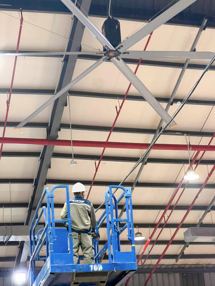 Quạt trần công nghiệp HVLS